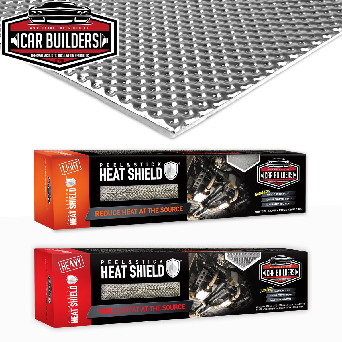 Heat barrier for deals cars